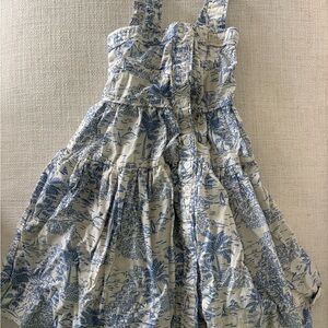 Maison Me Toile Blue and White Dress